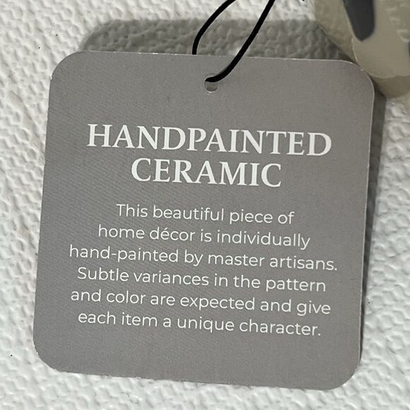 Bulgy Eye Face Ceramic Pedestal Planter Flower Pot Multi Tall Handcrafted - Picture 7 of 16